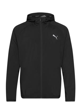 Run Favorite Woven Hooded Jacket M Black PUMA