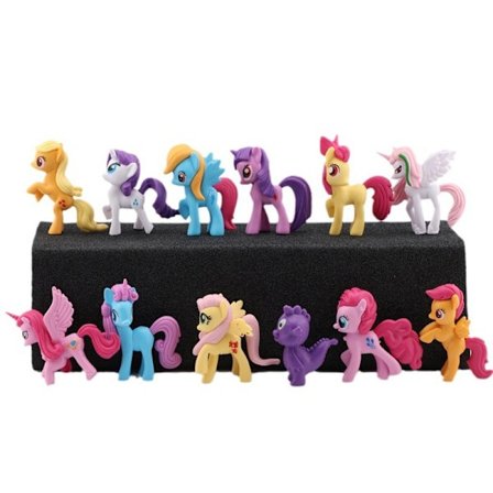 12-delars set My Little Pony-dockor