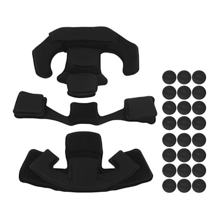 3 kpl Muistivaahtopäällyste Suojaava Sieni Vuori Kypäräpehmuste Sarja Yleismaailmalliselle Moottoripyörälle Skootterille Pyörälle Pyöräilykypärälle 