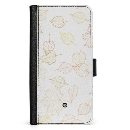 Bjornberry Sony Xperia 1 V Fodral - Vit med Löv