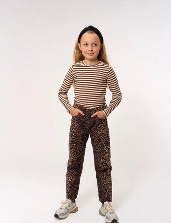 The New Tnpanya Mom Fit Jeans - Brown - 122/128
