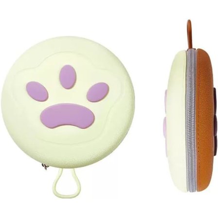 Sammenklappelige dobbelte rejseskåle til hunde med lynlåsetui | 2 i 1 bærbar hunde-/katteskål til mad og vand | Let og pladsbesparende til C