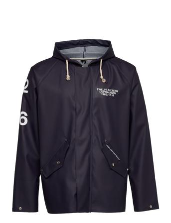 12.16 Rain 100 W/Zipper Navy Blue Twelve Sixteen