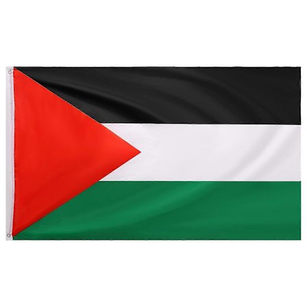 Palestinas nationalflagga 150 cm x 90 cm