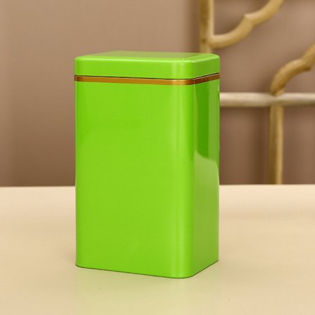 Metall retro fyrkantig teburk case med lock Packagi