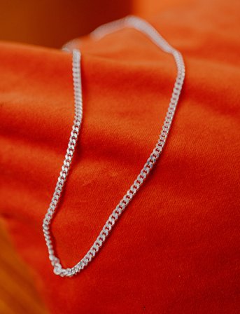 IX Studios Ix Curb Chain Silver - Silver - 40-45CM 40 - 45 cm