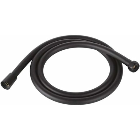 2 m suihkuletku, 360° kierto, räjähdyssuojattu PVC-suihkuletku, musta