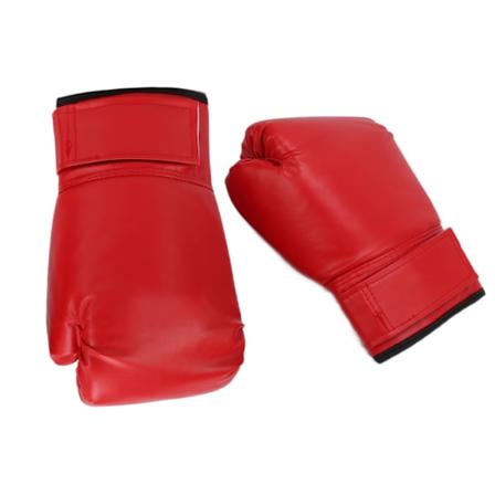 1 par voksne unisex træningsboksninghandsker Free Fight Sanda Muay Thai boksninghandsker 10oz Røde