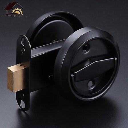 Myhomera Dobbeltsidig Dørlås Rustfritt Stål 304 Forsenket Usynlig Håndtak Hjemmesikkerhet Skjulte Dørhåndtak Brannsikre Låsesett