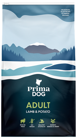 PrimaDog Adult All Breed Lamm & Potatis 10 Kg