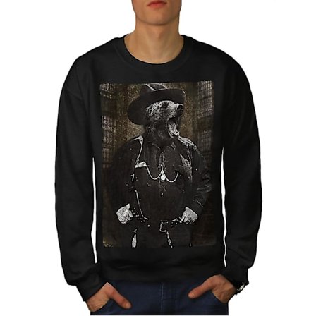 Mr Bear Beast Wild Men Blacksweatshirt