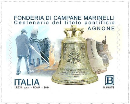 Italien - Marinelli Bell støberi - Postfrisk frimærke
