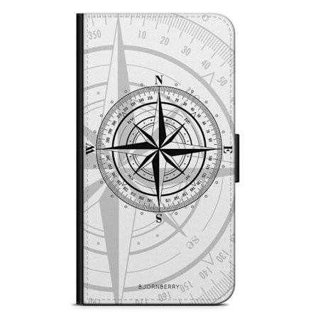 Bjornberry Huawei Mate 20 Pro Fodral - Kompass Vit