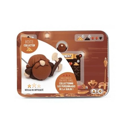 Coffret med polymerlera - Samlarburk i metall - Nisse