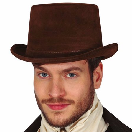 Høy Hatt Mørkebrun