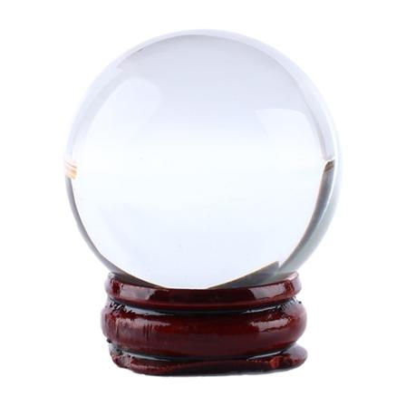 Aasialainen harvinainen luonnonkvartsi kirkas Magic Crystal parantava pallopallo 40mm
