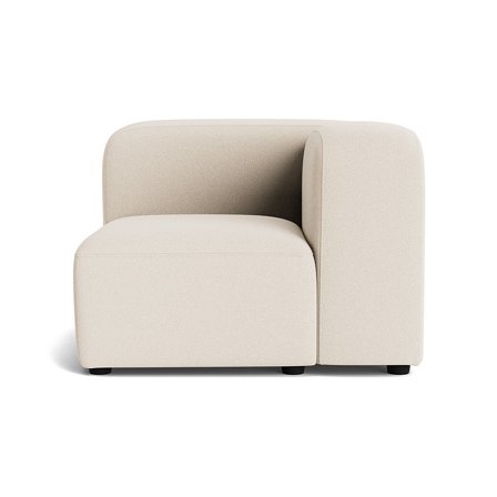 Milo hjørnemodul, højrevendt - Loop Creme - 100x100x72 - Sofa