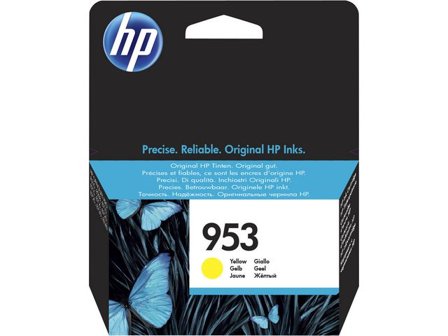 HP Bläckpatron, 953, F6U14AE, gul, singelförpackning - Lyreco - Toner och bläck - Bläckpatroner - Bläckpatroner HP