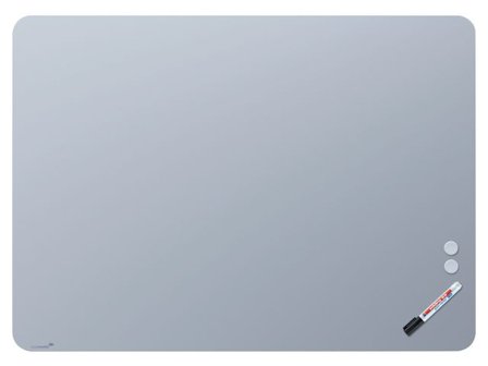 LEGAMASTER Glastavla rundade hörn 90x120cm blå - Lyreco - Kontorsmöbler och inredning - Whiteboardtavlor och tillbehör - Whiteboardtavlor - Glas