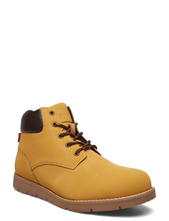 Jaxed Snørestøvler Gul Levi's Shoes
