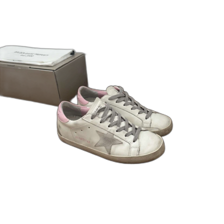 Golden Goose Superstar sneakers vit/rosa