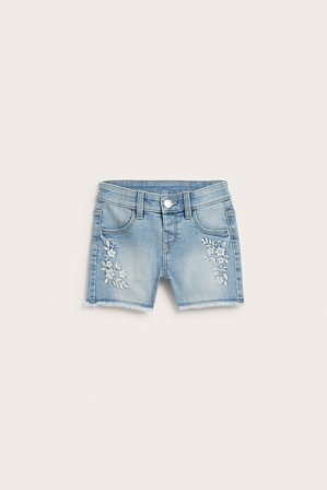 Kappahl | Jeansshorts med broderi Ljus denim 134 | Barn