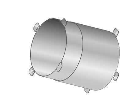 Swegon 66063 Vejindtrængning til CIRCO & SOTTO 128 mm, Ventilation