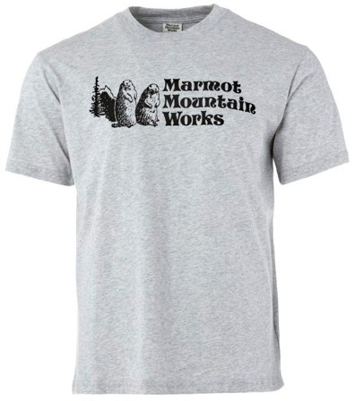 Marmot Men's MMW Tee SS Grey Heather - Marmot