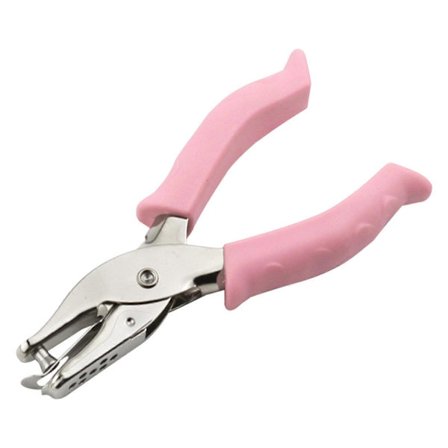 Enkelt Hul Punch Hul Punch Papir Hulmaskine Kraftig Enkelt Hul Punch Hulmaskiner Papir Punch Bærbar Håndholdt blå