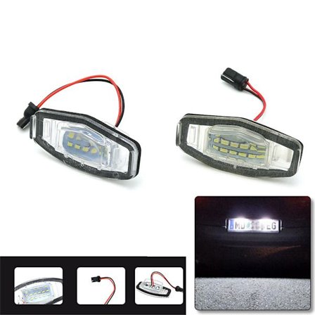 2 st LED-skyltbelysningslampor för HONDA Civic Accord Pilot Odyssey