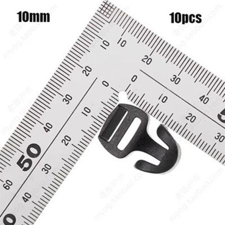 10 stk Telttau Spenne Pilsnor Krok 10MMJUSTERBAR JUSTERBAR 10mmAdjustable