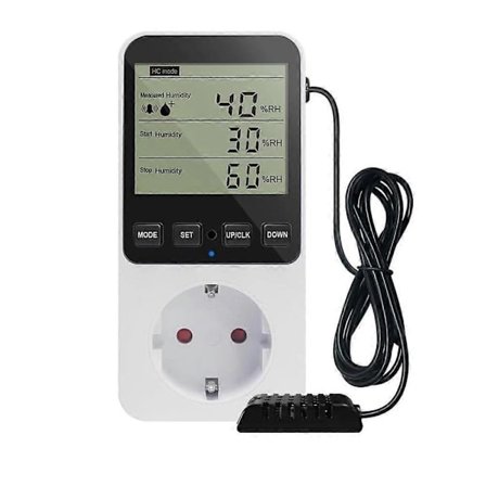 Fuktighetsregulator, Temperaturregulator Uttag 230 V, Temperaturströmbrytare, Uttag Termostat Strömbrytare