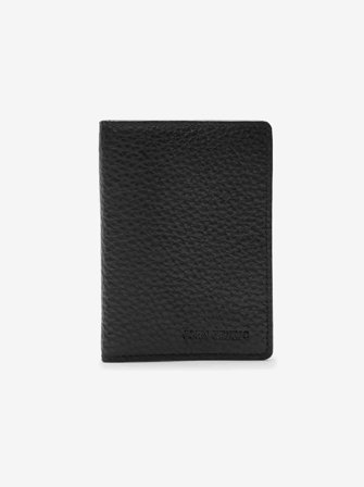 John Henric Men's Black Cardholder Oddo Size Onesize