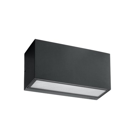 Norlys Asker 1514 Väggarmatur E27, ned, 46W, IP54 Grafit, Belysning