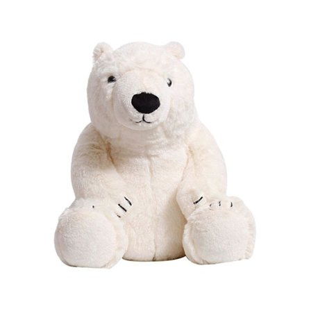 Pehmoinen jääkarhu pehmolelu tyyny nukke lelu kotiin olohuoneeseen