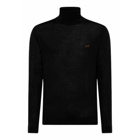 Sun68, Sweater Zwart, Heren, Maat:L