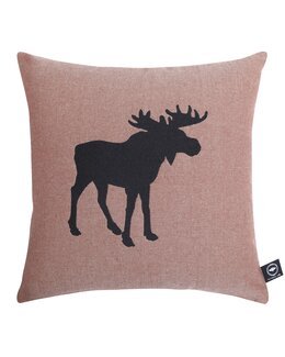 Pudebetræk Helge med broderet motiv Rust