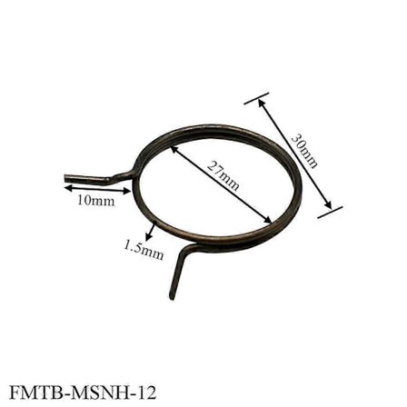 Ovenkahvan korvausjouset 5 kpl Musta Kestävä FMTB-MSNH-12