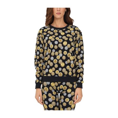Moschino, Sweatshirts Czarny, Kobieta, Rozmiar: S