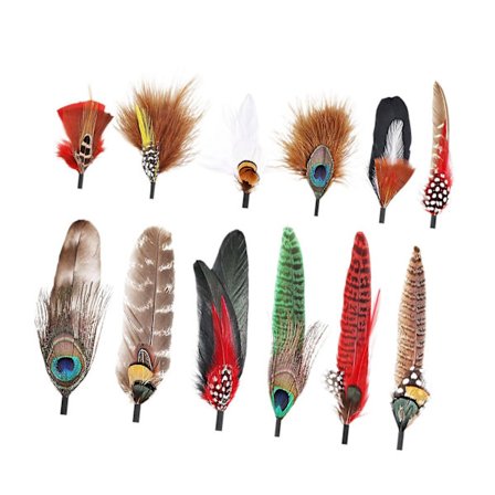 Hattefjer Cowboy Hat Feather til Fedora Hatte Kostume Julefest Hatte Style A (FMY)