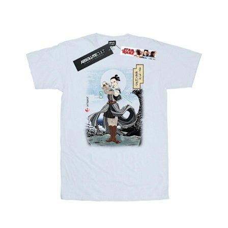 Star Wars Mens The Last Jedi Japanese Rey T-Shirt M Vit