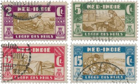 Hollandsk Ostindien 1932 - NVPH 176-179 - Stemplet