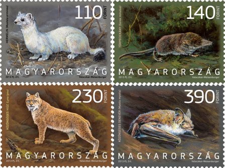 Ungarn - Skovens dyr - Postfrisk sæt 4v