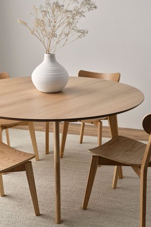 NORDFORM - Spisebord Roxy, Ø 140 cm - Hvid - Spiseborde - Fra Homeroom