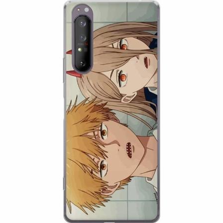 Sony Xperia 1 Ii Genomskinligt Skal Chainsaw Man