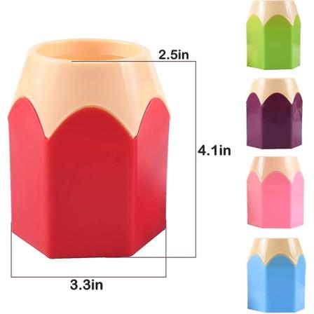 5 kpl lyijykynän muotoinen kynäpidike, söpö lyijykynän organizer , värikäs