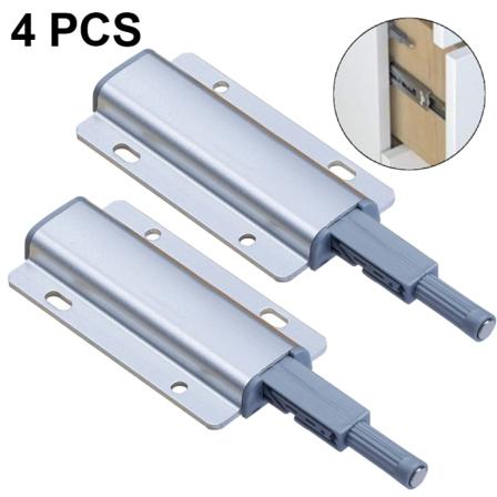Trykk for å åpne dørspenne 4-pakning Magnetiske trykkspenner Heavy Duty
