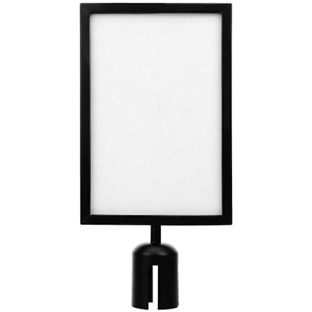 Stolpeskilt Holder Vertikal Uttrekkbar Belte Stolpe Portrett Skiltramme