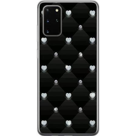 Samsung Galaxy S20+ Mjukt Skal - Bling Heart