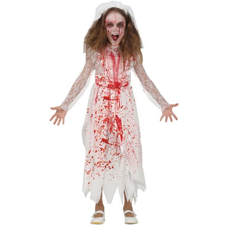 Blodig Brud Kostume Børn